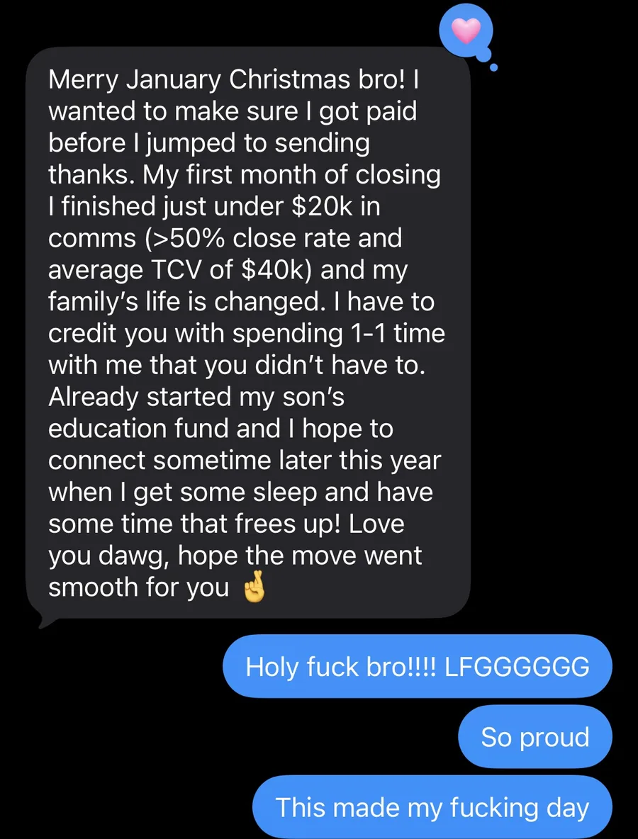 Tyler, $20K a month